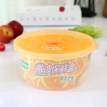 

3pcs/set Portable Bowl Lunch Box Container Storage Crisper Microwave Oven Tableware Set