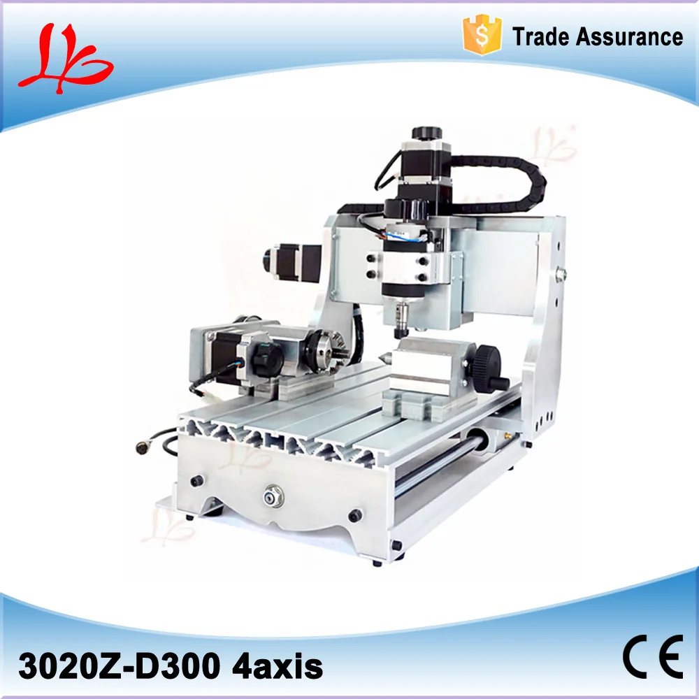 4 Axis CNC 3020 Z Mini CNC Router, 4axis Engraving Machine 