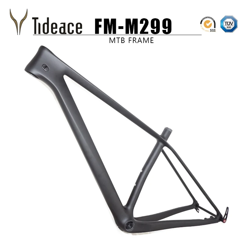 Best Super light 960g thru axle 148x12 boost MTB carbon frame 29er Plus Mountain Bike Frames 29 max 3.0 tires Bicycle parts 2