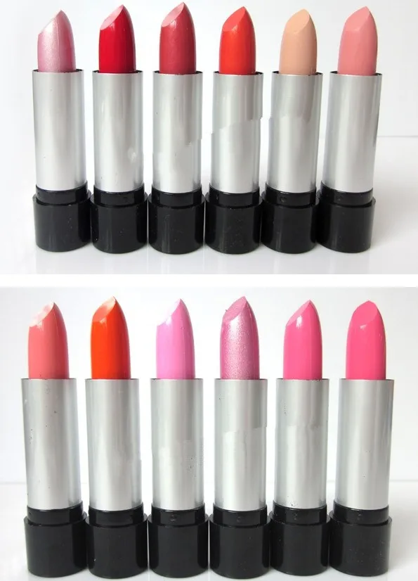 12 pieces/lot Colorful Tempting lipsticks 12 color pure color in Lipstick from Beauty & Health