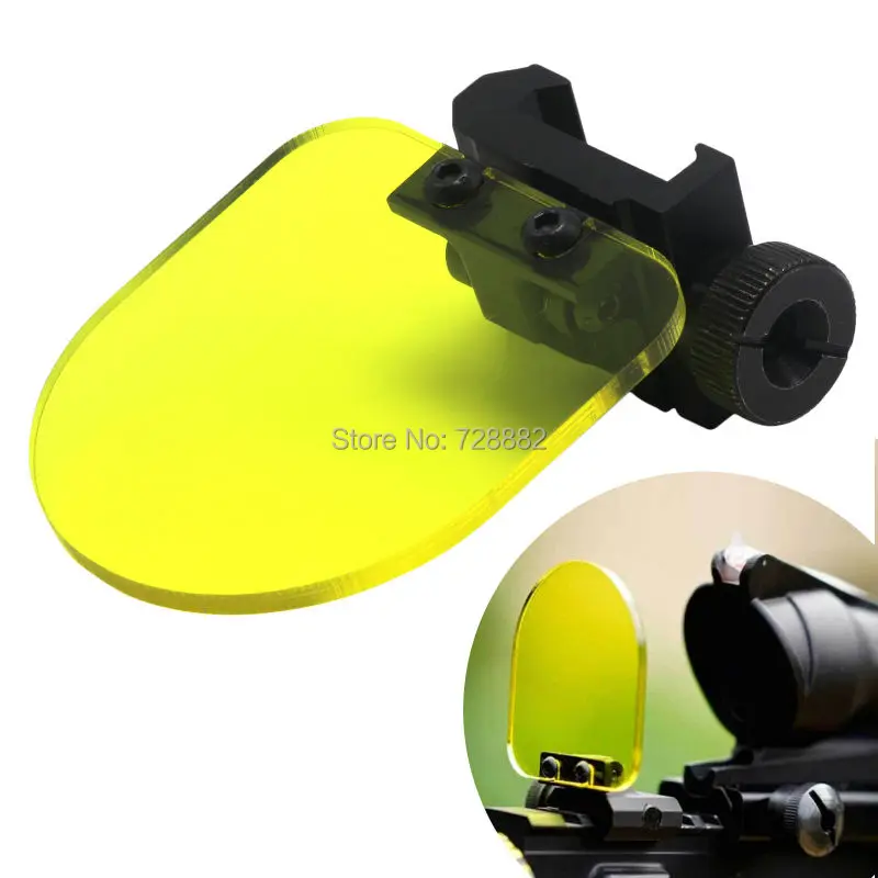 

Hunting Sight Scope Lens Screen Protector Shields Folding Airsoft Foldable Protective Lens Cover 20mm Rail