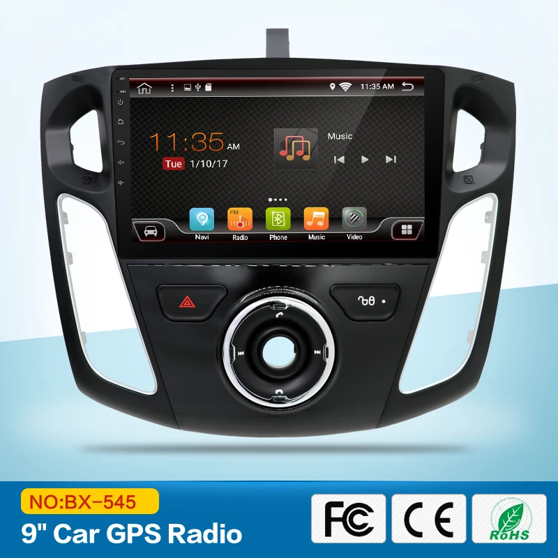 

Quad core 2 din Android Car DVD GPS for Ford Focus 3 2012 with Bluetooth Radio RDS Wifi 3G host External Mic Free 8GB Map Card