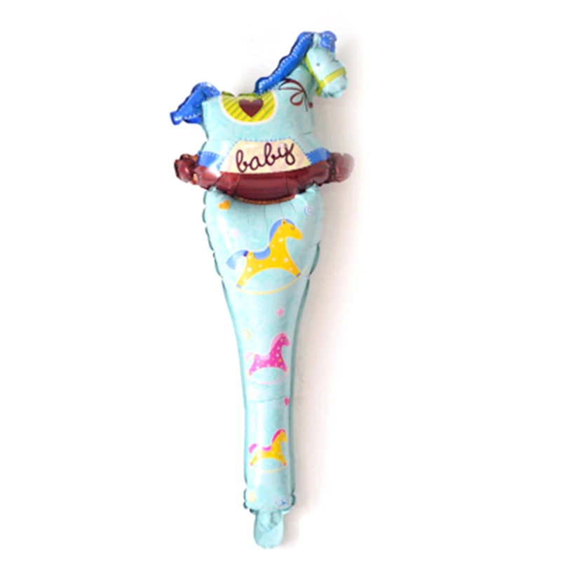 Летучая мышь, Мультяшные воздушные шары в форме животных, тигр/Человек-паук, украшение на день рождения, глобусы для вечеринки в стиле сафари, декоративные элементы, игрушка - Цвет: blue horse