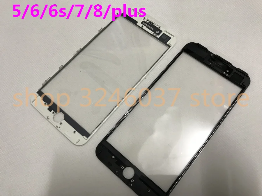 5 шт. холодный пресс 3 в 1 переднее стекло с рамкой OCA для iphone 5s 5c 6 6s 7 7g 8 8p plus ремонт