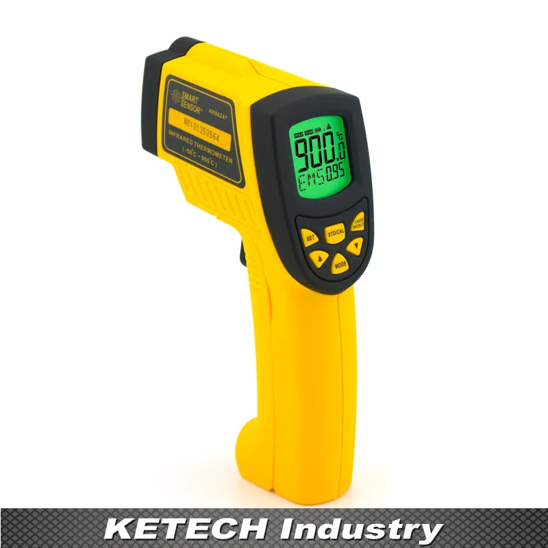 

AR862A Digital Non-Contact Infrared IR Thermometer Laser Infrared Thermometer -50 to 900 degree
