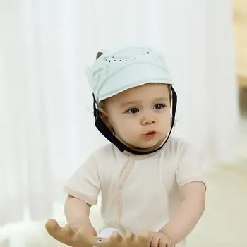

1pc Baby Anti-collision Cap Baby Learning Walking Anti-fall Head Protection Bumper Hat Cotton Child Safety Helmet Ultra Light
