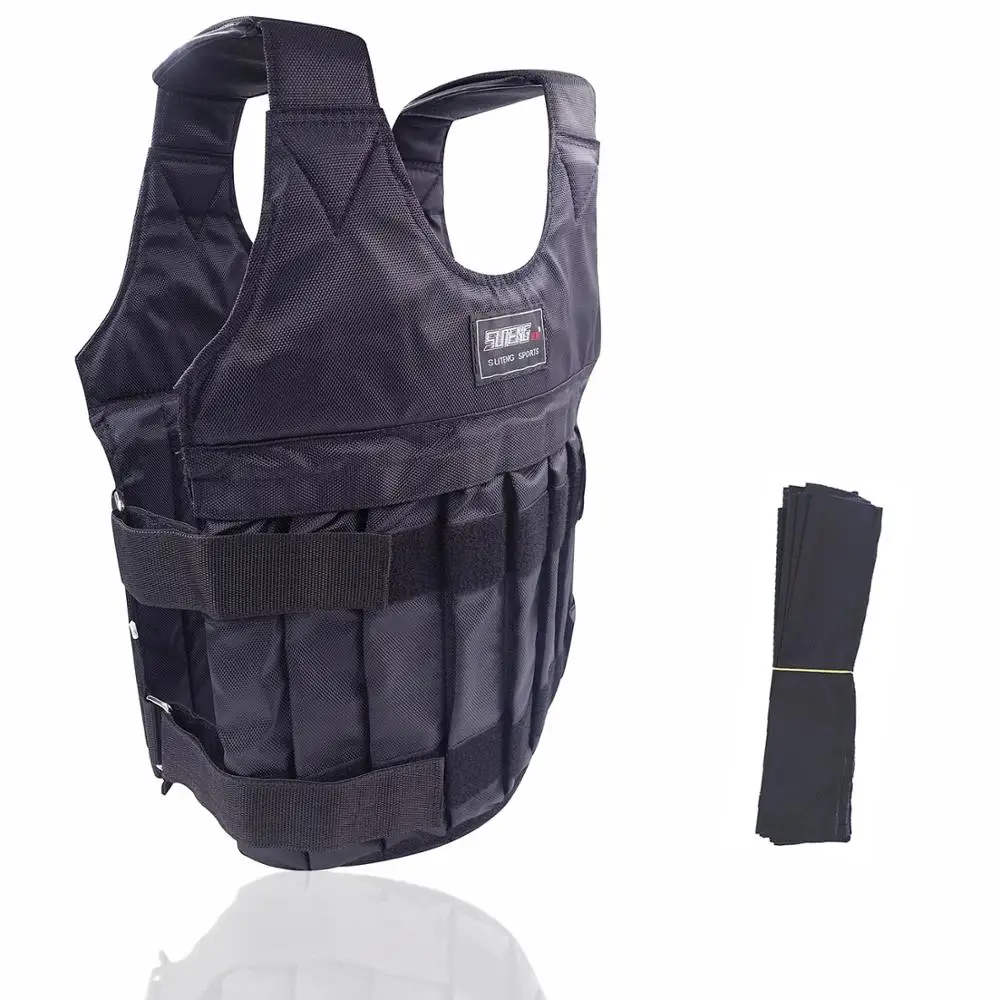 Veste lestée en nylon 10 kg pour entraînement de musculation à la