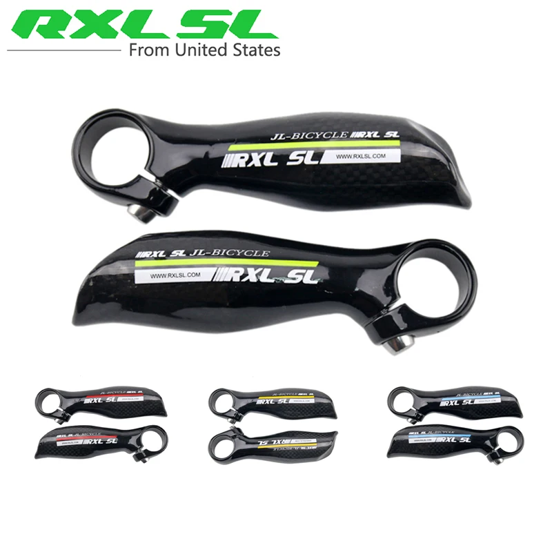baratas RXL SL Guidão de Bicicleta Chifres Preto Bar End Bicicleta Ergonomia Projeto Mountain Bikes De Carbono Finber Guidão de Bicicleta Chifre