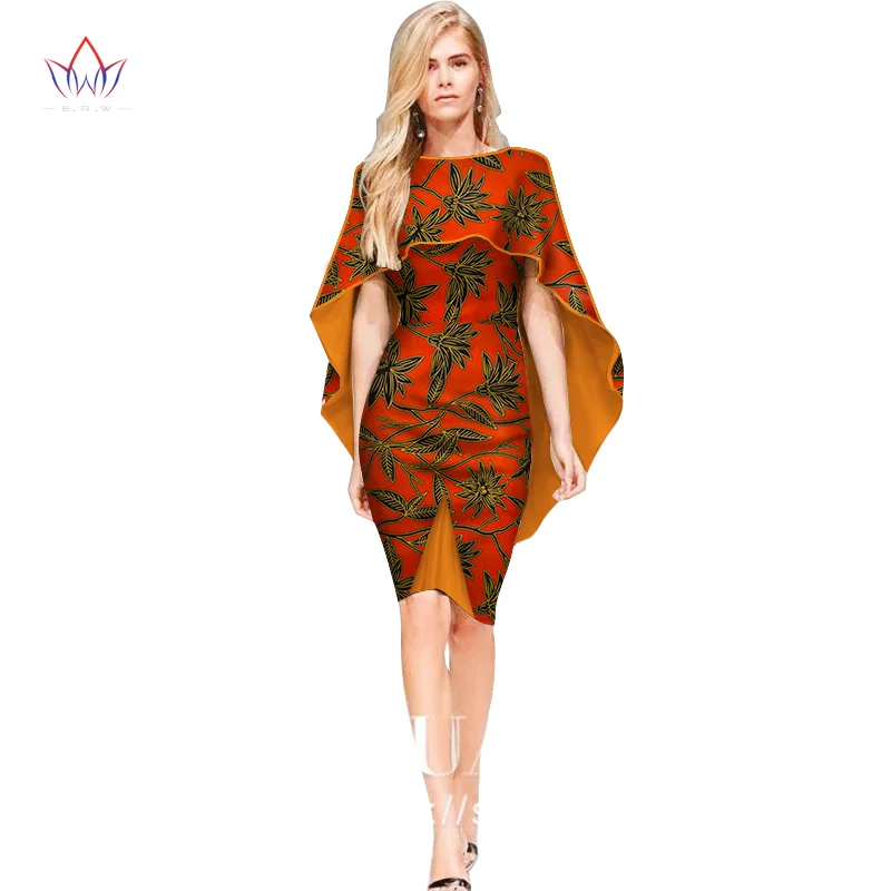 18 Платье Dashiki Дашики лето vestidos принт с круглым вырезом платье африканская мода Африка хлопок платье для женщин одежда 6xl WY2450 - Цвет: 18