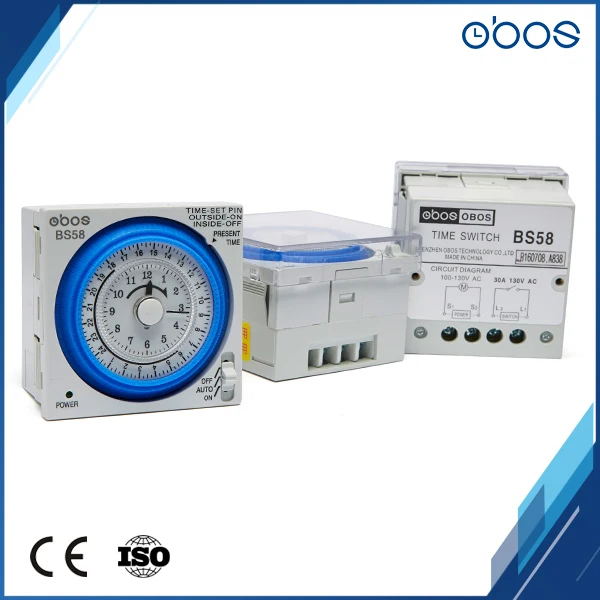 us 22 4 50 off small footprint timer 110v small size mechanical type time switch with 96 times on off per day minimum setting unit 15 mins in set timer for 15 mins