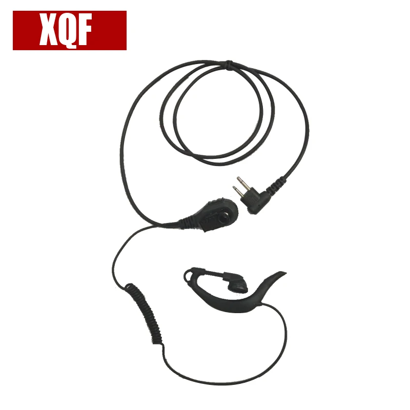 

XQF Walkie Talkie lapel-style fashion PTT G Earpiece for Motorola 2 Pin EP450 GP2000 GP88 Two Way Radio