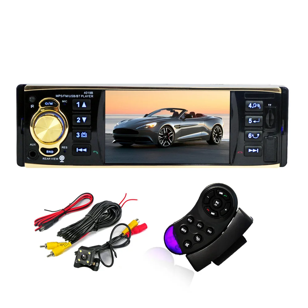 2019 горячая Распродажа 4 1 дюймов Din автомобильное радио аудио стерео USB AUX FM станция