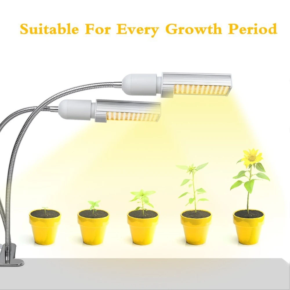 Luzes LED crescimento plantas