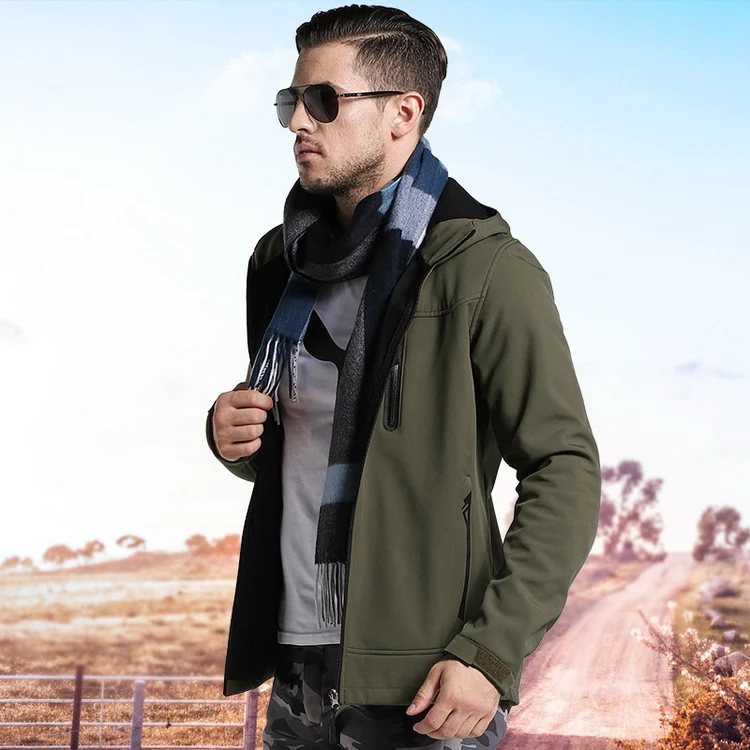 Camuflagem dos Homens Caminhadas ao ar Softshell dos Homens de lã Jaquetas à Prova Loclimb Livre Jaqueta Quente Cabolsas 5xl Am351 Trekking Blusão d' Água 13 High Quality Esporte e Lazer