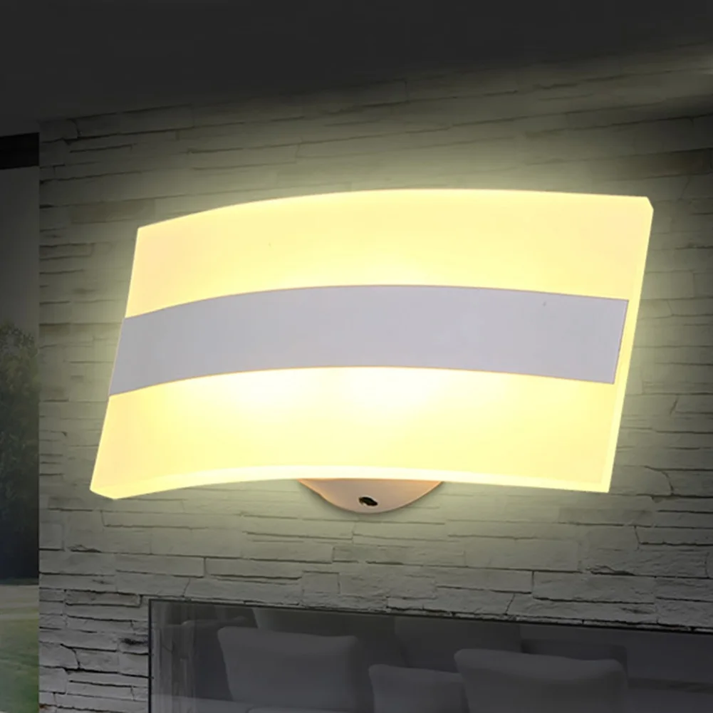 Novelty Led Wall Sconce Wall Light 3 Stripes Wall Lamp Warm Lights Bedroom Corridor Balcony Indoor