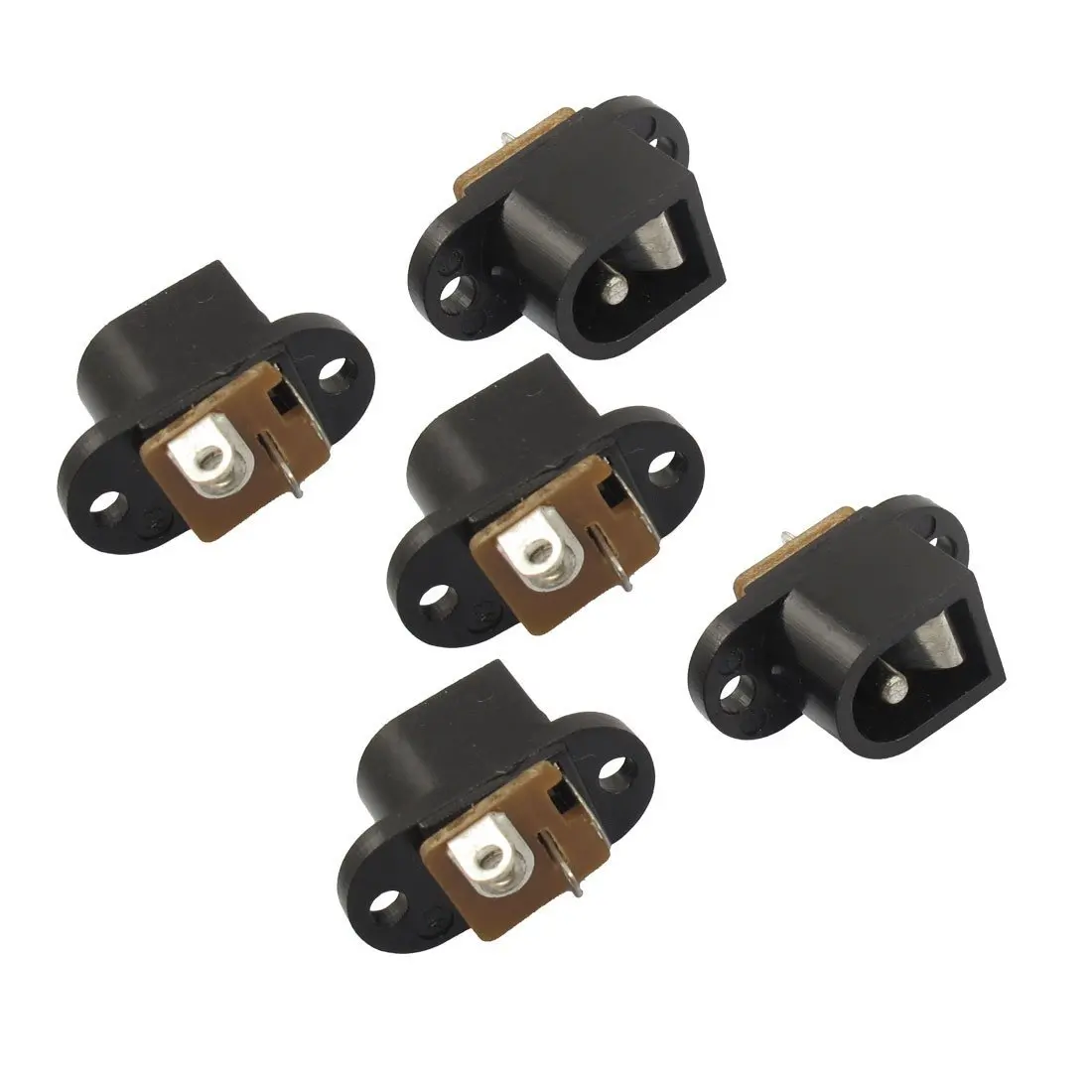 

IMC Hot 5 Pcs 2.1x5.5mm Female DC Power Plug Jack Socket Black