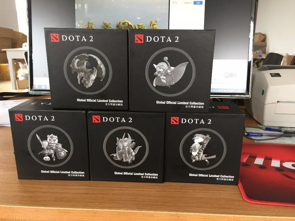  16styles Golden Dota 2 Global Official Limited Collection Game Action Figure Toys Boxed PVC Action 