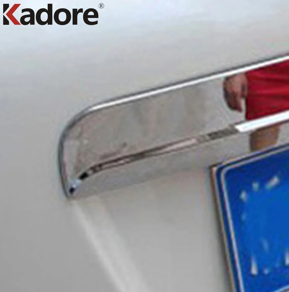 Для Nissan Qashqai Dualis 2007 2013 ABS хромированная Задняя Крышка багажника Накладка на задние