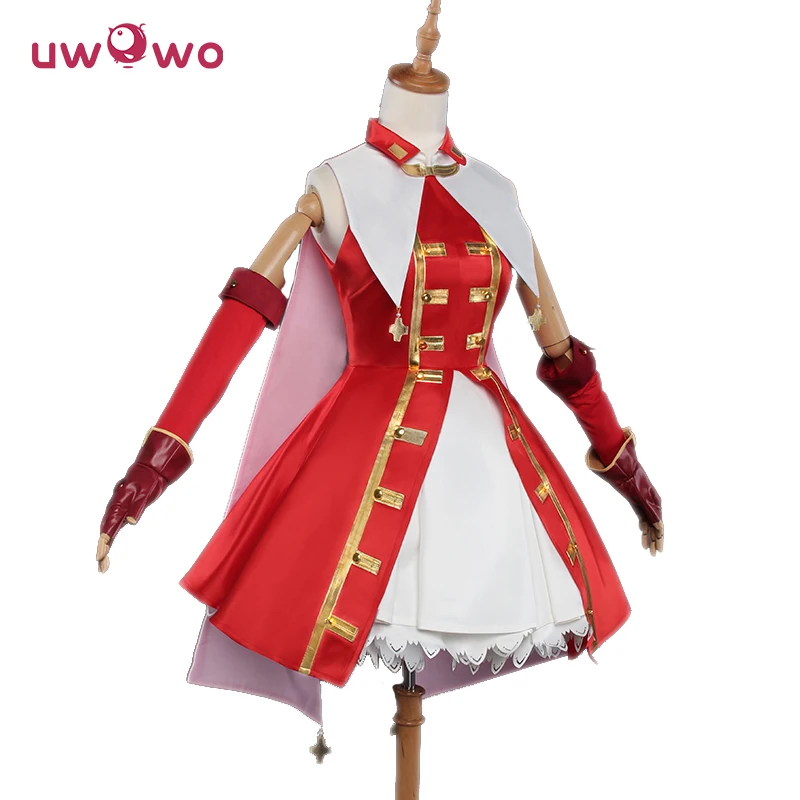

Tohsaka Rin Cosaplay Game Anime Fate Grand Order Craft Essence Magical Ruby Red Dress Uwowo Costume