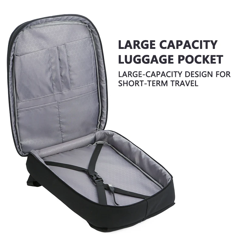 Мужские 15,6 дюймовые бизнес-рюкзаки для ноутбука, водонепроницаемые мужские дорожные мешки для хранения одежды, повседневные мужские рюкзаки с зарядкой через usb Mochila