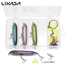 Lixada 27 шт. рыболовные приманки набор Topwater приманки плавающие искусственные приманки Rolling Barrel поворотные крюки Pesca для ловли карпа