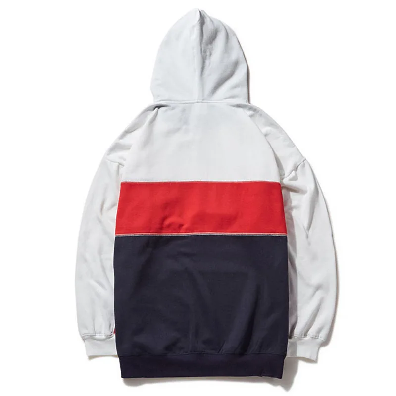 Aolamegs Hoodies Men Patchwork Logo Hit Color Hood Couple Pullover Skateboard Fashion Hip Hop Streetwear Casual Hoodie Brand (11)