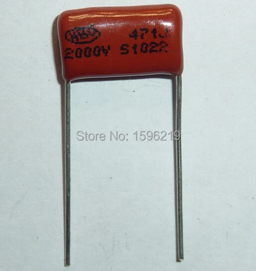 Конденсатор CBB 471 2000V 471J 2KV 470pF 0.47nF P15 CBB81 Металлизированный Полипропиленовый