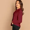 Blusa X-Destiny borgoña con nudo Paraíso de la Moda | PdM