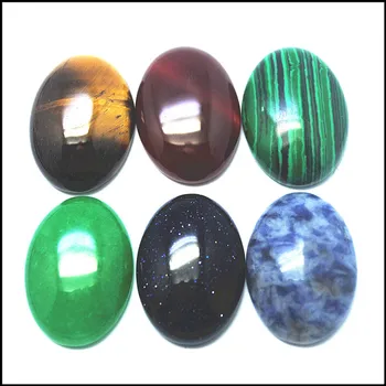 

wholesale nature gem stone cabochons nice howlite sodalite tiger eye black onyx rosee quartz indian agatee amethystt 18x25mm