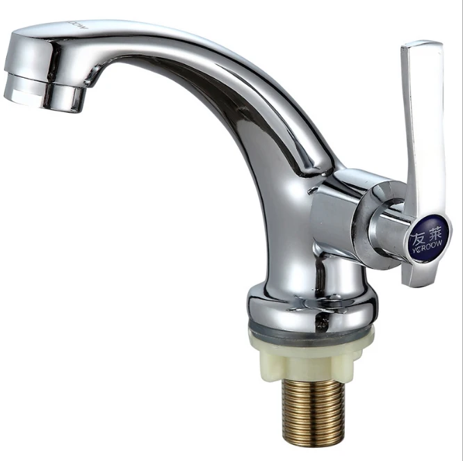 High Quality Zinc Alloy Material Single Cold Sink Water Faucet For