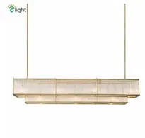 Americano Retro Cobre Ouro Led Lustre E14 Lâmpadas Luminarias Pingente Luminárias Lamparas rh 15 Rh americano retro cobre ouro led lustre