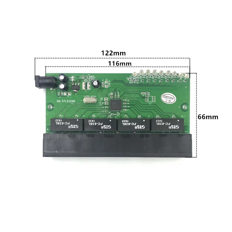 OEM напрямую с фабрики мини Быстрая 10/100 Мбит/с 8 портовая Ethernet Сетевая lan хаб