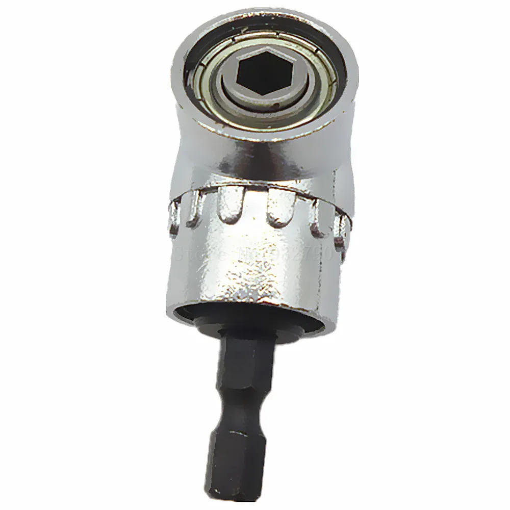 

1/4 Inch 6mm 105 Degree Adjustable Hex Bit Angle Driver Electric Screwdriver Magnetic Bit Wrench Hex Bit Drive Offset Attachment