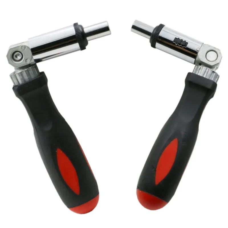 

Multifunction Drive Tackle Tool Portable Rotating Ratchet Screwdriver 1/4 Inch Hex Left/ Right 180 Degree Variable angle New