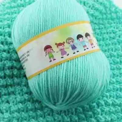 

mylb 10ball=500g Cotton Silk Knitting Yarn Soft Warm Baby Yarn for Hand Knitting Anti-Bacterial Eco-friendly Supplies Free Ship