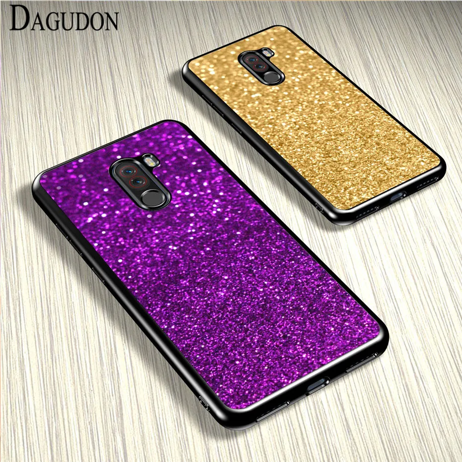 Bling Silicon Phone Case For Xiaomi Redmi 5 Plus Cover Redmi 5A 6A S2 4X 4A Mi 8 Lite Note 4X 4 Pocophone F1 Mobile Cases