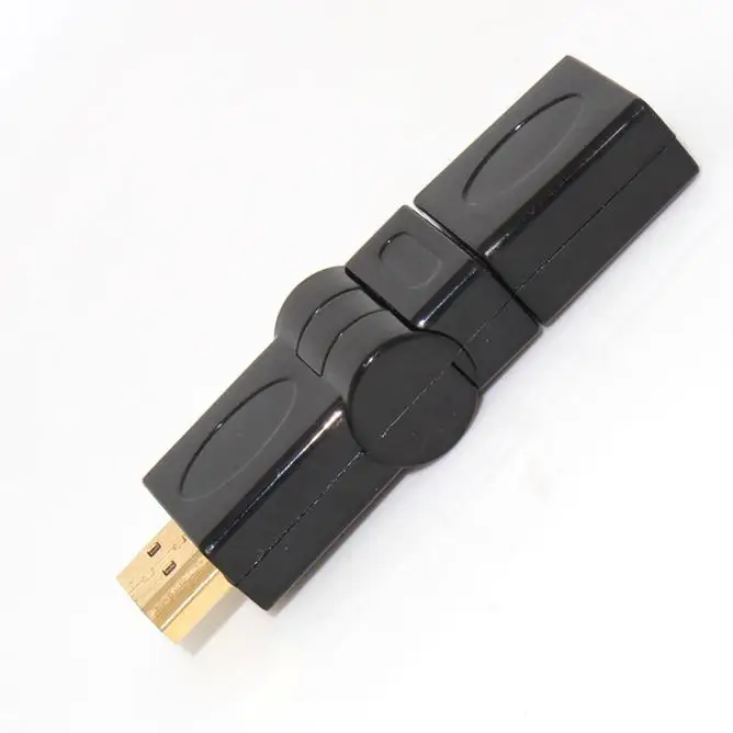 Горячая продажа мини HDMI 1 4 Угловой Тип папа к женскому 90 180 360 градусов вращающийся