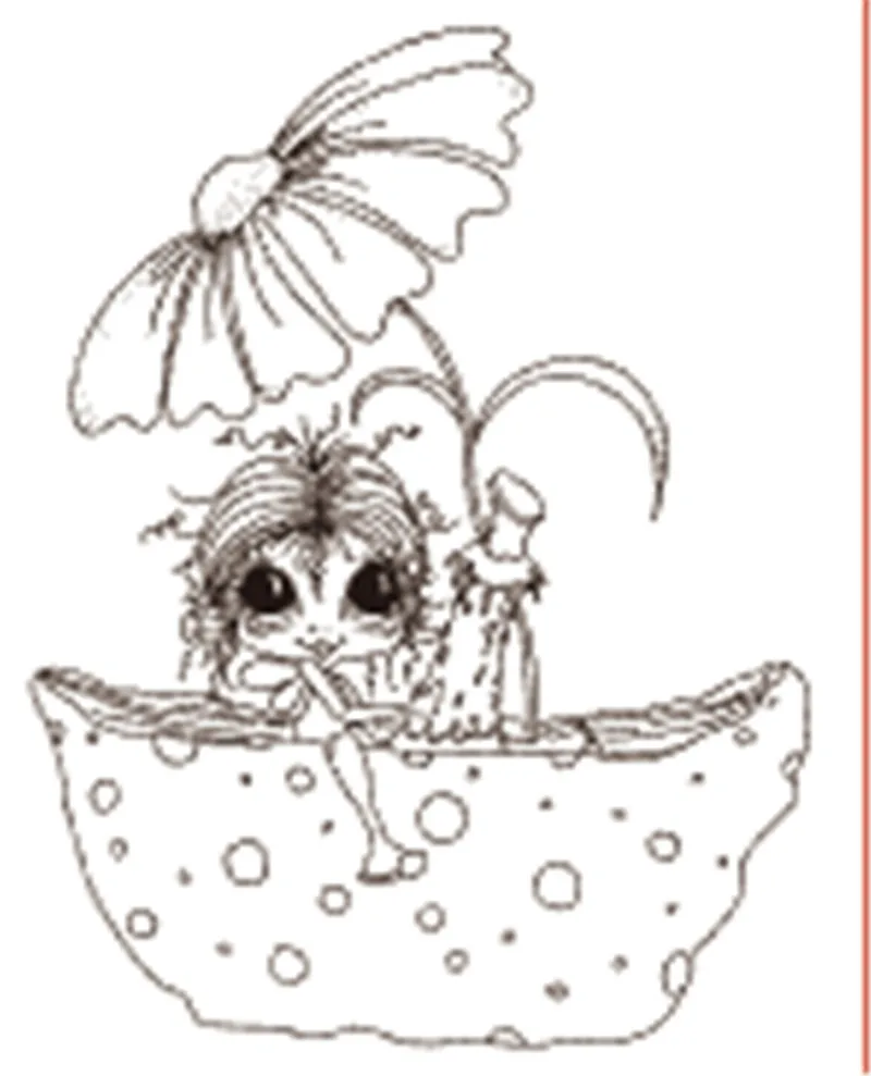 

10x8 girl Transparent Clear Stamps for Scrapbooking for DIY Card Making Cutting Crafts Stencil