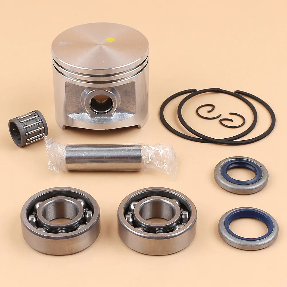 

50mm Piston Rings Bearing Oil Seal Kit For HUSQVARNA 362 365 371 372 372XP Chainsaw Engine Motor Spare Parts