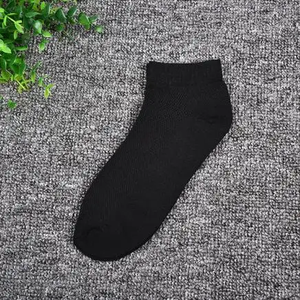 100 шт мужские хлопчатобумажные носки весна лето мужские безбортные носки из дышащей ткани повседневные мужские носки плюс размер 37-44 дропшиппинг - Цвет: 100pcs