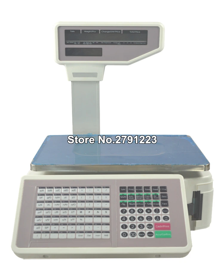 postal scale with printer
