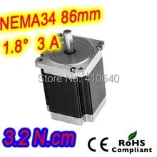 5 шт. за лот шагового двигателя 34HS31-3008S L 80 мм Nema 34 с 1.8 град. ток 3 А крутящий момент 3.2 n. см и 8 провода