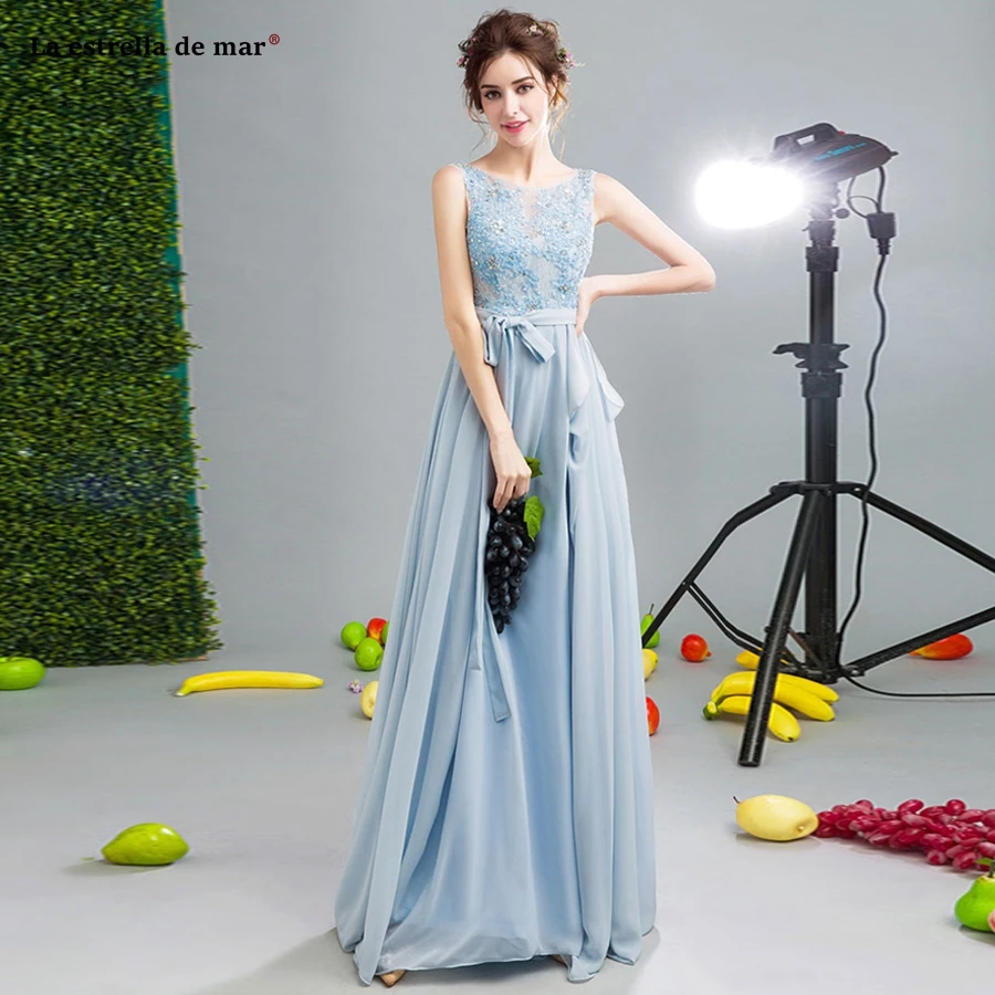 Vestiti donna eleganti per cerimonie 2018 new lace chiffon ...