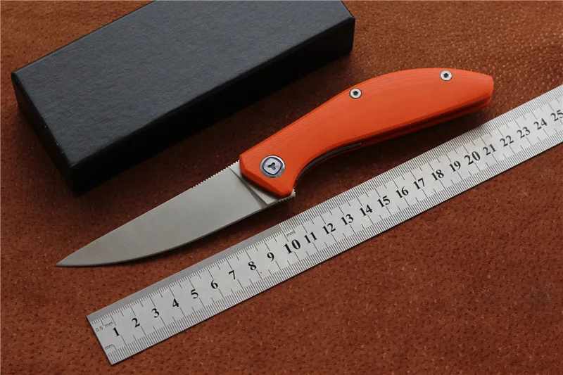 

MIKER SIGMA High quality Flipper folding knife D2 blade G10 handle hunting practical camping survival knives pocket EDC tools