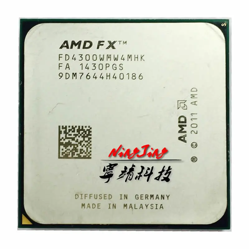 

AMD FX-Series FX-4300 FX 4300 3.8 GHz Quad-Core CPU Processor FD4300WMW4MHK Socket AM3+