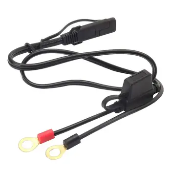 

Motorcycle Motorbike Battery Terminal Clamp Wire 12V Charger Adapter Cable Plug