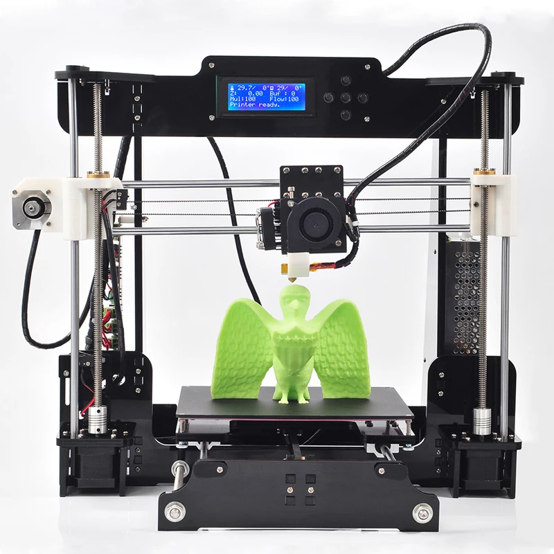 2016 new big size 220*220*235mm High Quality Precision M505 DIY 3d Printer kit with 16GB TF card&LCD Screem+1roll filamnet0.5kg