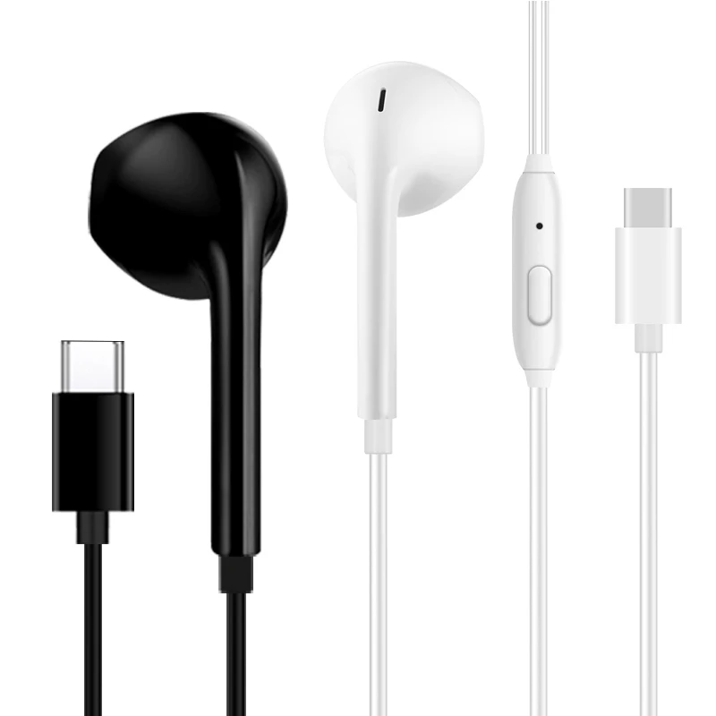 

USB Type-C In-Ear Earphones Wired Control With Microphone Type C Headset USB-C Stereo Earpiece For Max /Xiaomi /Pro LeEco Le 2