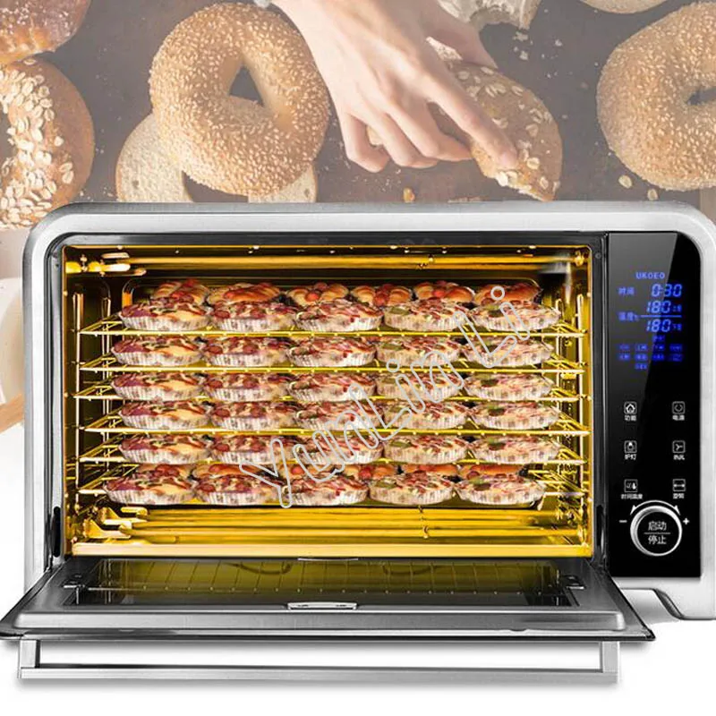 

75L Large Capacity Eletric Oven Home Baking Fully Automatic Computerized Pizza Maker Electric Toaster E7002