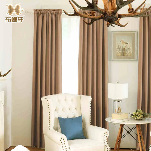 Korean Style Pinkycolor Blue Green Coffee Beige Curtains for Living ... Korean Style Pinkycolor Blue Green Coffee Beige Curtains for Living ...